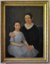 Pauline Ginet et sa fille Lucie. Rome 1842